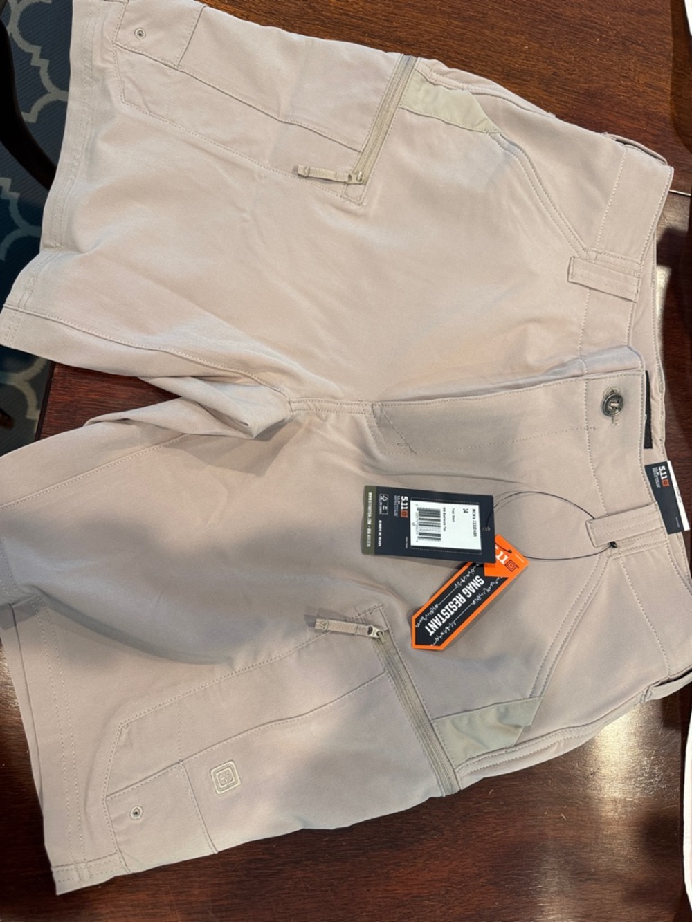 Men's Lightweight Beige Performance Shorts